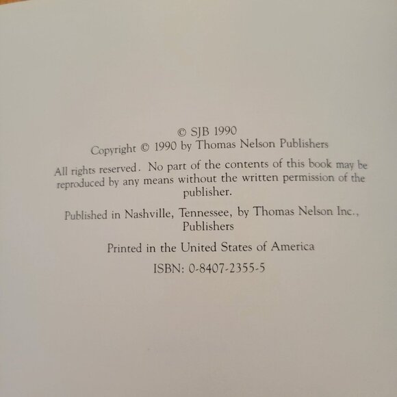 Grandmothers Precious Moments Memory Book Thomas Nelson 1990 Record Keeping - Picture 6 of 16